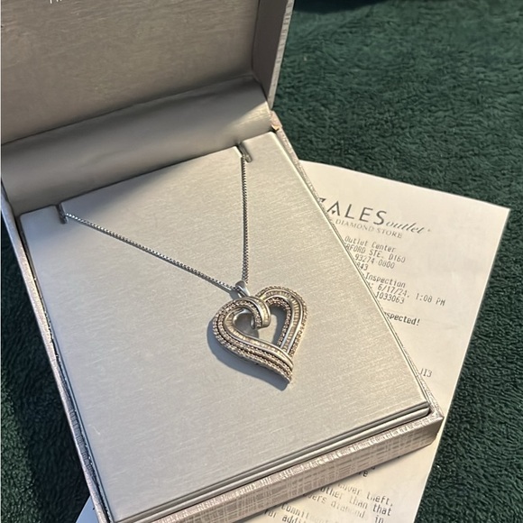Zales Diamond Heart Necklace - Picture 2 of 4